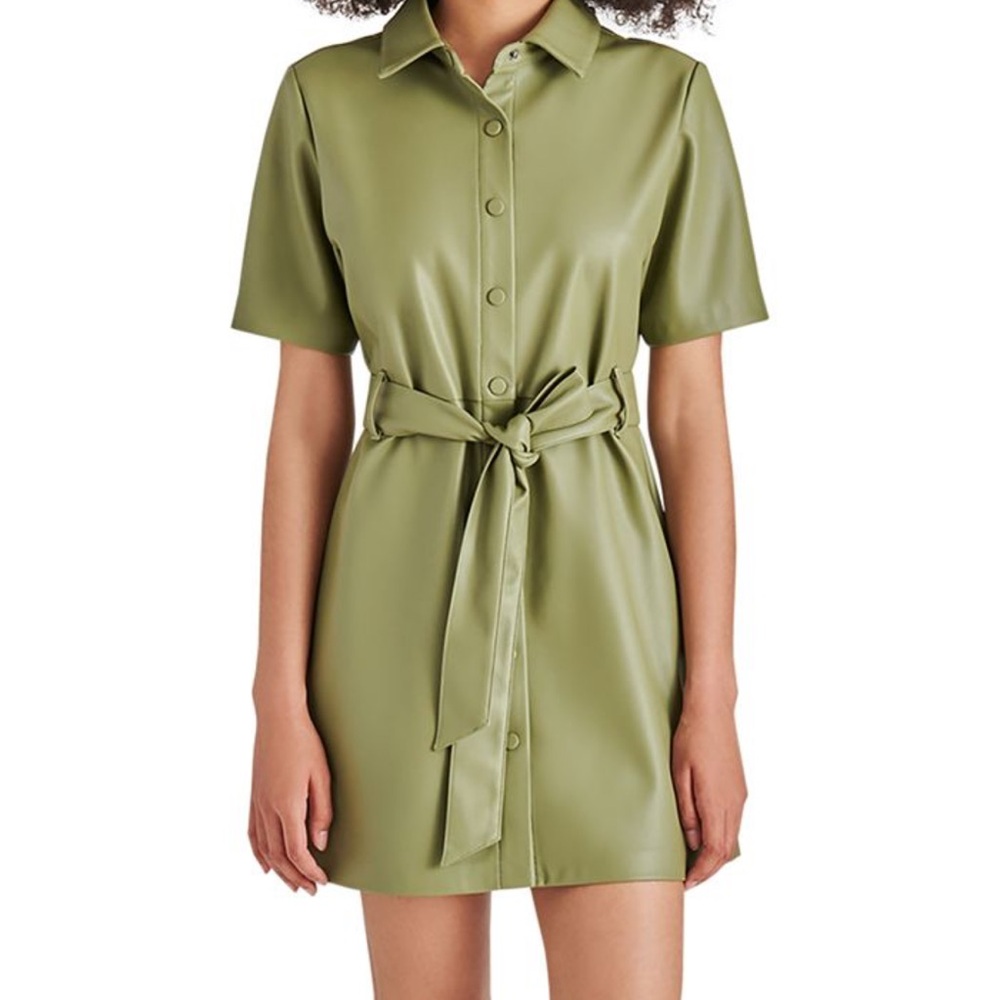 Steve Madden Jolene Faux Leather Dress